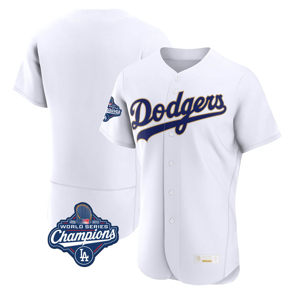 Ldoa LA.Dodgers Blank Player Gold White 2026 Collection Stadium Limited Elite World Series Meet Stitched Jerseys