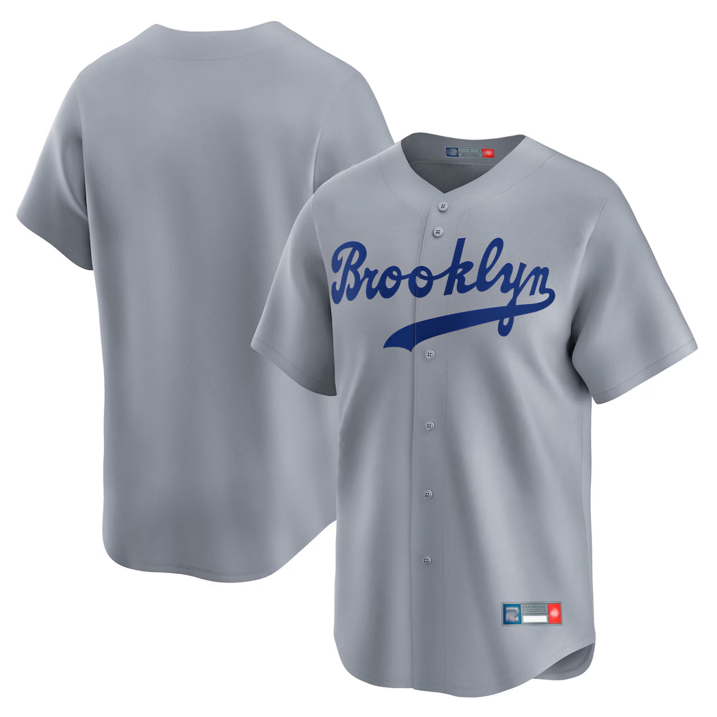 Ldoa LA.Dodgers Blank Player Gray Game Limited Home Stitched Jerseys