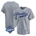 Ldoa LA.Dodgers Blank Player Gray Game Limited Home World Series Meet Stitched Jerseys