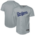 Ldoa LA.Dodgers Blank Player Gray Game Stitched Jerseys