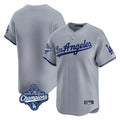 Ldoa LA.Dodgers Blank Player Gray Limited Game World Series Meet Stitched Jerseys