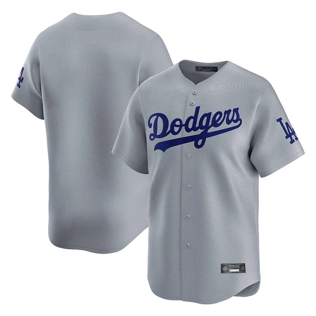 Ldoa LA.Dodgers Blank Player Gray Limited Home Stitched Jerseys