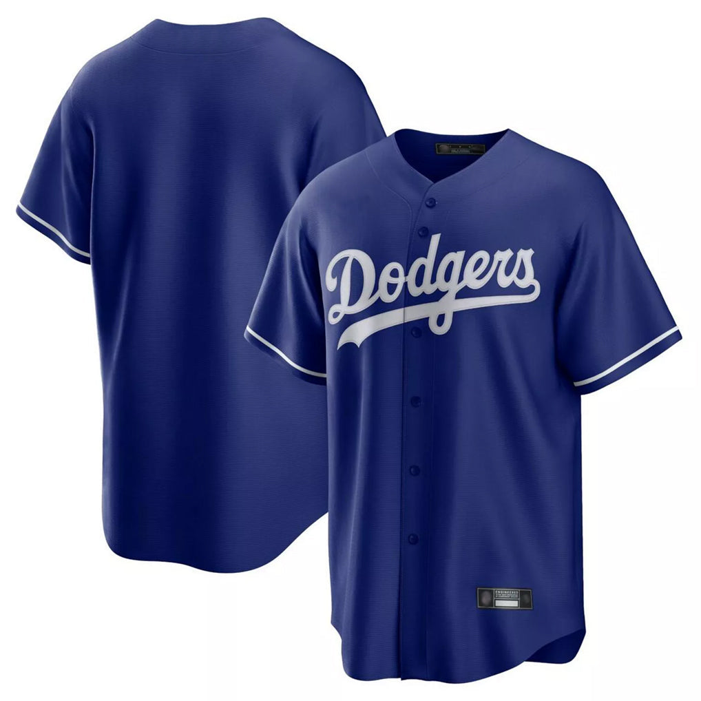 Ldoa LA.Dodgers Blank Player Royal Game Home Stitched Jerseys