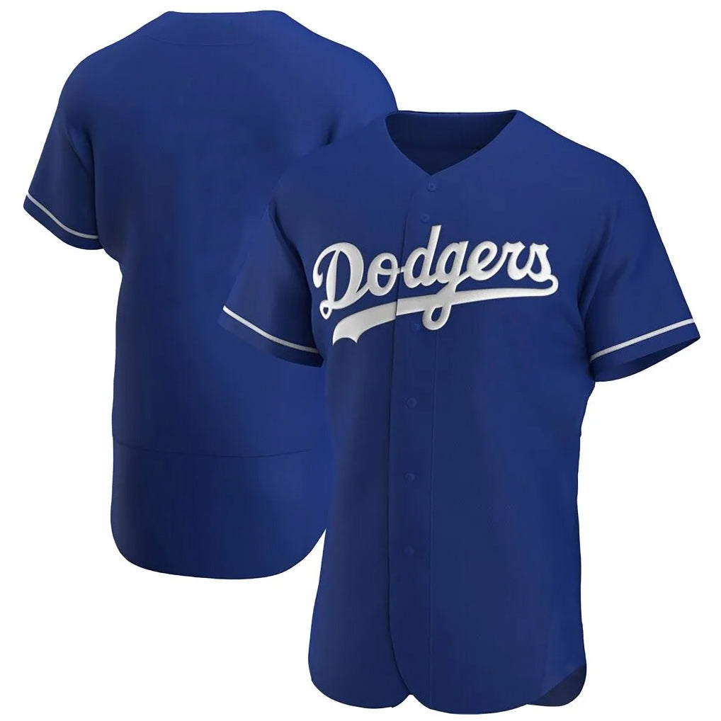 Ldoa LA.Dodgers Blank Player Royal Limited Elite Home Stitched Jerseys