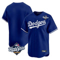 Ldoa LA.Dodgers Blank Player Royal Limited Home World Series Stitched Jerseys