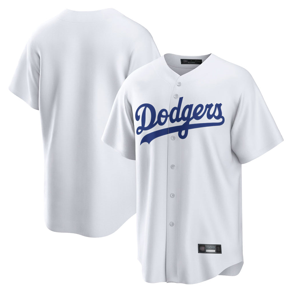 Ldoa LA.Dodgers Blank Player White Game Home Stitched Jerseys