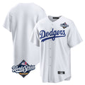 Ldoa LA.Dodgers Blank Player White Game Home World Series Stitched Jerseys