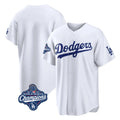 Ldoa LA.Dodgers Blank Player White Home Game World Series Meet Stitched Jerseys