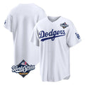 Ldoa LA.Dodgers Blank Player White Home Game World Series Stitched Jerseys
