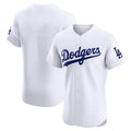 Ldoa LA.Dodgers Blank Player White Limited Elite Home Stitched Jerseys
