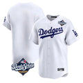 Ldoa LA.Dodgers Blank Player White Limited Home World Series Stitched Jerseys