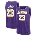 Ldoa LA.Lakers #23 LeBron James Purple Fast Break Stitched Jerseys - Statement Edition