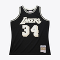 Ldoa LA.Lakers #34 Steve Nash Mitchell & Ness Off Court Swingman Stitched Jerseys