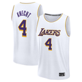 Ldoa LA.Lakers #4 Dalton Knecht White Fast Break Replica Player Stitched Jerseys - Association Edition