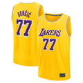 Ldoa LA.Lakers #77 Luka Don?i? Gold Fast Break Replica Player Stitched Jerseys - Icon Edition