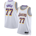 Ldoa LA.Lakers #77 Luka Don?i? White Swingman Stitched Jerseys - Association Edition