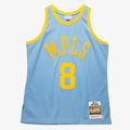 Ldoa LA.Lakers #8 Kobe Bryant Mitchell & Ness Powder Blue 2001-2002 Hardwood Classics Authentic Player Stitched Jerseys