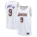 Ldoa LA.Lakers #9 Bronny James White Fast Break Replica Player Stitched Jerseys - Association Edition