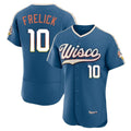Ldoa M.Brewers #10 Sal Frelick Player Blue 2026 City Connect Home Limited Elite Stitched Jerseys