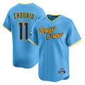 Ldoa M.Brewers #11 Jackson Chourio Player Light Blue City Connect Home Limited Stitched Jerseys