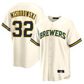 Ldoa M.Brewers #32 Jacob Misiorowski Player Cream Home Game Stitched Jerseys