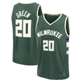 Ldoa M.Bucks #20 A.J. Green Hunter Green Fast Break Replica Player Jerseys - Icon Edition