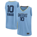 Ldoa M.Grizzlies #10 Luke Kennard Light Blue Fast Break Replica Player Stitched Jerseys- Statement Edition