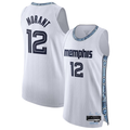 Ldoa M.Grizzlies #12 Ja Morant White 2025-2026 Authentic Stitched Jerseys- City Edition