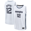Ldoa M.Grizzlies #12 Ja Morant White 2025-2026 City Edition Fast Break Stitched Jerseys
