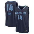 Ldoa M.Grizzlies #14 Zach Edey Navy Draft Fast Break Player Stitched Jerseys- Icon Edition