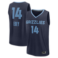 Ldoa M.Grizzlies #14 Zach Edey Navy Fast Break Replica Stitched Jerseys- Icon Edition