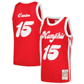 Ldoa M.Grizzlies #15 Vince Carter Mitchell & Ness Red 2015-2016 Hardwood Classics Swingman Stitched Jerseys