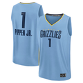 Ldoa M.Grizzlies #1 Scotty Pippen Jr. Light Blue Fast Break Replica Player Stitched Jerseys- Statement Edition