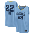 Ldoa M.Grizzlies #22 Desmond Bane Light Blue Fast Break Replica Player Stitched Jerseys- Statement Edition