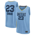 Ldoa M.Grizzlies #23 Cedric Coward Light Blue Fast Break Replica Player Stitched Jerseys- Statement Edition