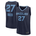 Ldoa M.Grizzlies #27 Cameron Boozer Navy Draft First Round Pick Fast Break Stitched Jerseys- Icon Edition