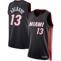 Ldoa M.Heat #13 Bam Adebayo kounmpo Black Fast Break Jerseys - Icon Edition