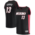 Ldoa M.Heat #13 Bam Adebayo Black Fast Break Replica Player Jerseys - Icon Edition