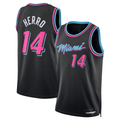 Ldoa M.Heat #14 Tyler Herro Black 2025-2026 Swingman Jerseys - City Edition