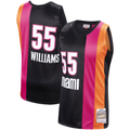 Ldoa M.Heat #55 Jason Williams Mitchell & Ness Black 2005-2006 Hardwood Classics Swingman Jerseys