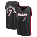Ldoa M.Heat #7 Giannis Antetokounmpo Black Fast Break Jerseys - Icon Edition