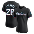 Ldoa M.Marlins #28 Kyle Stowers Player Black Vapor Home Limited Elite Stitched Jerseys