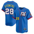 Ldoa M.Marlins #28 Kyle Stowers Player Blue National League All-Star Game Limited Stitched Jerseys
