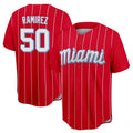 Ldoa M.Marlins #50 Agustin Ramirez Player Red City Connect Home Game Stitched Jerseys