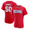 Ldoa M.Marlins #50 Agustin Ramirez Player Red City Connect Home Limited Elite Stitched Jerseys