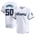 Ldoa M.Marlins #50 Agustin Ramirez Player White  Home Limited Stitched Jerseys
