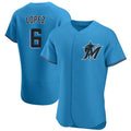 Ldoa M.Marlins #6 Otto Lopez Player Blue Home Limited Elite Stitched Jerseys