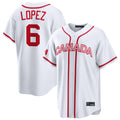 Ldoa M.Marlins #6 Otto Lopez Player White 2026 World Classic Home Pick-A-Player Stitched Jerseys