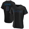 Ldoa M.Marlins #9 Xavier Edwards Player Black Home Limited Elite Stitched Jerseys