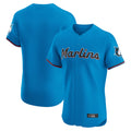 Ldoa M.Marlins Blank Player Blue Home Limited Elite Stitched Jerseys